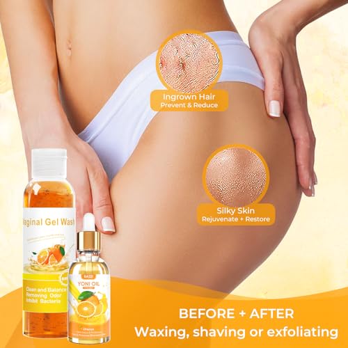 Yoni Soap & Yoni Oil & Feminine Wash Set for Women, Yoni Wash for Vaginal Ph Balance Remove